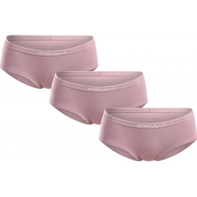 Lee Cooper 3PACK dámske nohavičky (PO41046) rúžové
