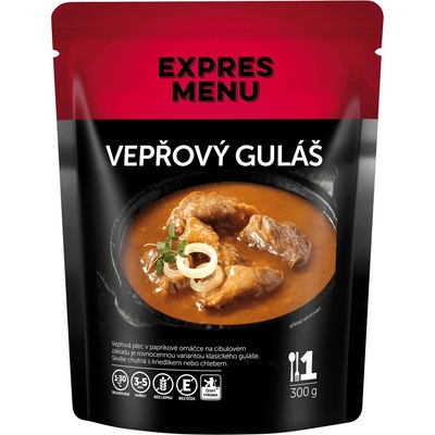 EXPRES MENU Vepřový guláš 300 g – Zboží Mobilmania