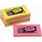 Snopake & Swordfish Adhesive notes 127x76 neon 100 cards
