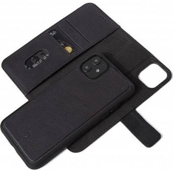 Pouzdro Decoded Leather Detachable Wallet iPhone 11 - černé, D9IPOXIRDW2BK