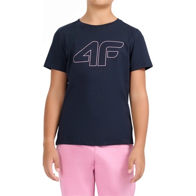4F Tshirt F3602 tmavomodrá