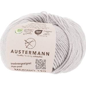 Austermann Merino 120 97613-128 Light Grey Плетива прежда (97613-128)