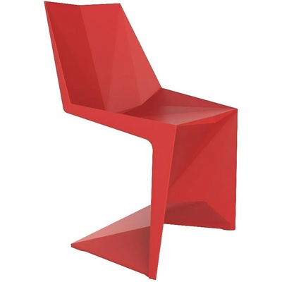 Vondom dětská plastová jídelní židle Voxel Mini červená