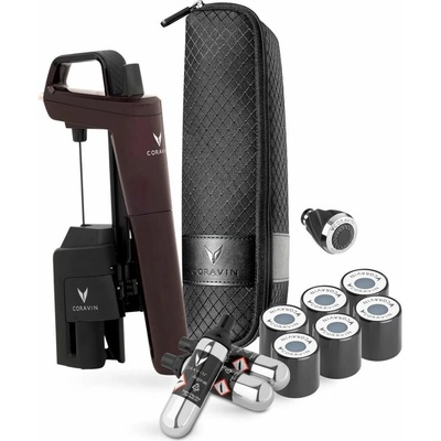 Systém pro servírování vína Coravin Timeless Six+ 2025 Limited Edition Hermitage Red