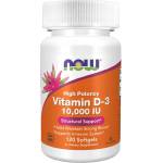 NOW NOW Vitamin D-3 10, 000 IU, 120 Softgels