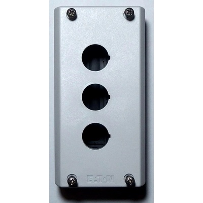 Eaton M22-I3 skříň pro montáž na povrch 3 instalační pozice, pro upevnění na podlaze (Ø x v) 22 mm x 80 mm antracitová 1 ks