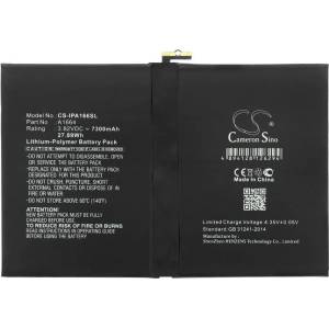 Cameron Sino Батерия за iPad Pro 9.7, Ipad 10.2 7th Gen, Ipad 6.3 и други, 7300 mAh, Li-Pol (CS-IPA166SL)