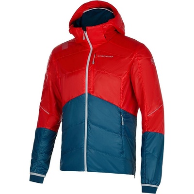 La Sportiva Alpine Guide Primaloft Hoody M Poppy/Storm Blue