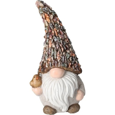 PROGARDEN Zahradní trpaslík dekorace 31 cm s ptáčkem KO-095752300ptak – Zbozi.Blesk.cz