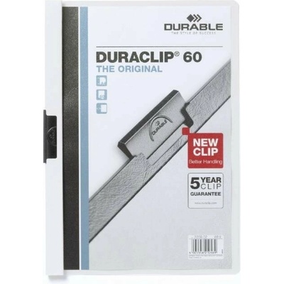 Durable Obal s klipom DURACLIP Original 60 biely