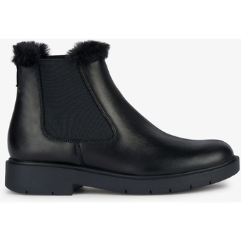 Geox Черни дамски зимни кожени боти до глезена Geox Spherica Geox | Cheren | ЖЕНИ | 39