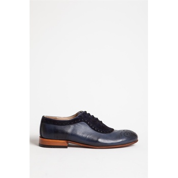 Jacket Club Мъжки обувки от естествена кожа - Тъмносини #318528 (318528_Тъмно синьо)