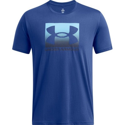 Under Armour ua m boxed sports updated tee 1386793-432 modré