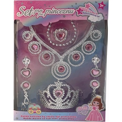 Set pro princeznu korunka, náušnice a náhrdelník