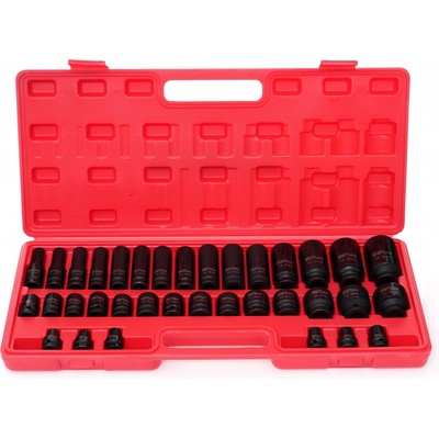 KRAFT&DELE KD11757 , Rázové hlavice 1/2" | Chrom-molybdenová ocel, 35 dílů, šestihran – Zboží Dáma