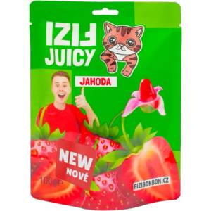Fizi Сочни бонбони Fizi - Ягода 100 г