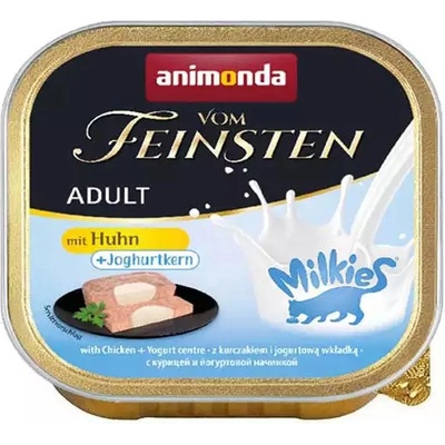Animonda Vom Feinsten Adult Cat Milkies - пиле с йогуртова сърцевина 100 г