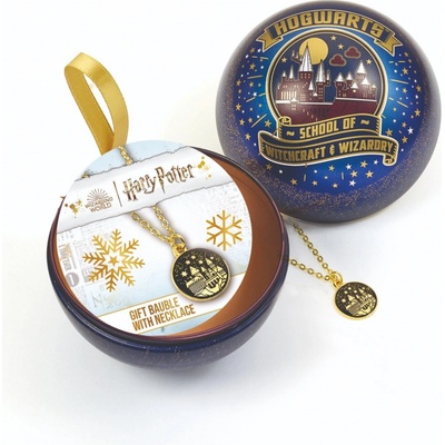 Carat Shop Vánoční koule Harry Potter s náhrdelníkem Bradavic