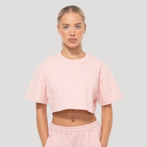 GymBeam Women‘s Mochi Cropped T-Shirt Pink L