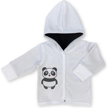 kojenecká mikinka Panda bíllá