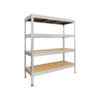 Carmen Метален стелаж MEGA 177x90x45 см, до 600 кг на рафт - цинк