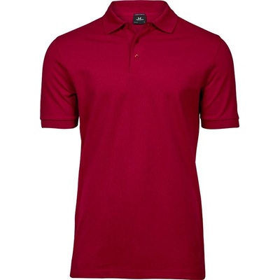 Tee Jays 1405 pánske luxusné elastické polo tričko červené deep
