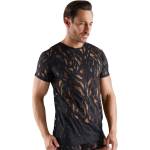 Svenjoyment Stylish Burnout Effect Short Sleeved Shirt 2162232 Black XL