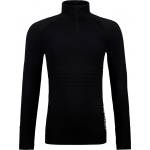 Ortovox Дамско мериносово термобельо Ortovox Women's 230 Competition Zip Neck Merino base layer - Black Raven - размер XS (115-1531-0111)