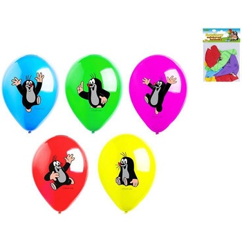 wiky Balónek nafukovací 30cm Krtek kamarádi sada 5 designu