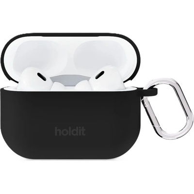 Holdit Калъф Holdit Silicone Case Solid AirPods Pro 1/2 - Черен
