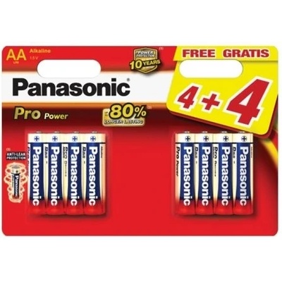 Panasonic Pro Power AA 4+4ks LR6PPG/8BW