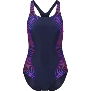 Speedo Дамски бански костюм Speedo Women's Print Medalist One Piece Swimsuit - Peacoat - размер 34 (EU) (150-6097-0211)