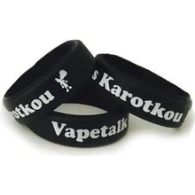 Karotka Dekorativní silikonový kroužek 22mm Vapetalk s Karotkou Černý