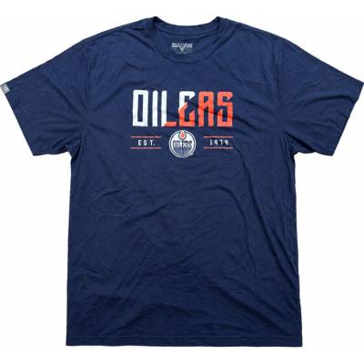 Levelwear Edmonton Oilers pánske tričko NHL Splitter Tee