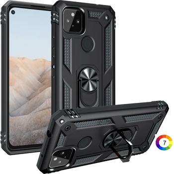 Image 1 of Google Pixel 5a 5G Удароустойчив Ring Holder Калъф и Протектор