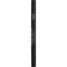 MUA Makeup Academy Tužka na obočí Brow Pencil+Brush Black 0,25 g