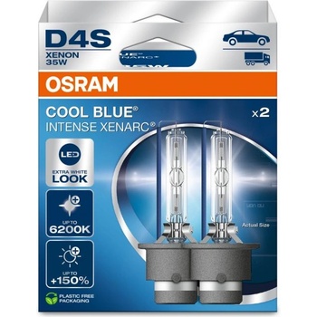 OSRAM Ксенонова лампа Osram D4S XENARC Cool Blue Intense NextGeneration 6200K +150% BOX (2843)