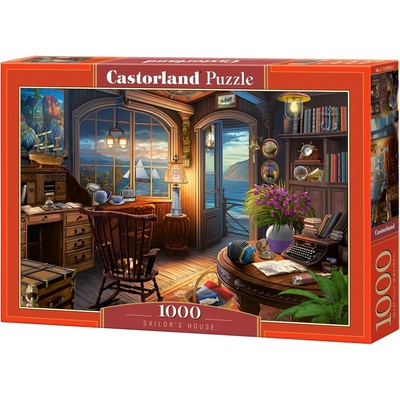 Castorland Пъзел Castorland от 1000 части - Домът на моряка (C-105090-2)