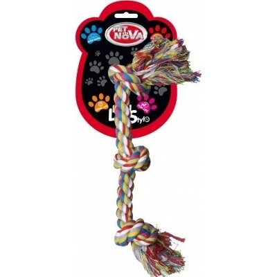 Pet Nova bavlnená činka 3 uzly 38 cm