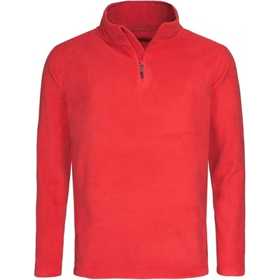 Stedman ACTIVE FLEECE HALF ZIP JACKET MEN červená