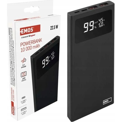 Emos BetaQ 10 000 mAh čierny