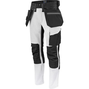 ProJob 5551 WAISTPANT STRETCH / Мъжки работен еластични панталони, къси - бели 54 (64551S001pf)