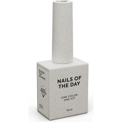 Vrchní hybridní lak Nails Of The Day Glossy Top No Wipe 10ml