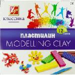 Луч Пластилин ЛУЧ Класика, 12 цвята