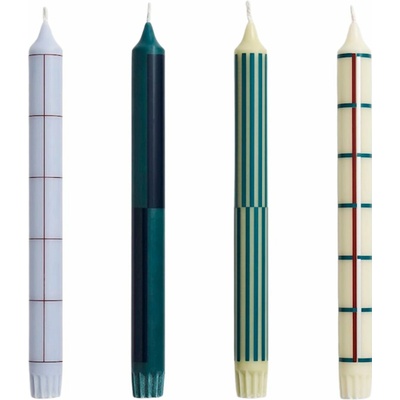 HAY Pattern Green / Silver 4 ks