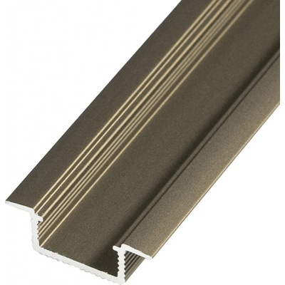 T-LED Vestavný LED profil - VP5B bronz 1m 093075