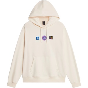 The North Face Мъжки суичър The North Face Explorer Badges RLX Hoodie - White Dune - размер XXL (017-4702-0217)