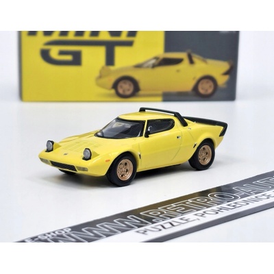 Mini GT fly Lancia Stratos HF Stradale 1975 LHD giallo MGT00771L 1:64
