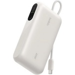 Belkin ULTRACHARGE аварийно зарядно устройство с Type-C конектор, 10000mAh, LED дисплей + вграден Type-C кабел, БЯЛО BPB029HQSA (BPB029HQSA)