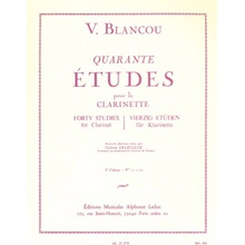 Alphonse Leduc Noty pro klarinet 40 Etudes Vol. 2 21 A 40